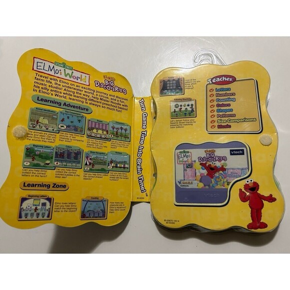 VTech V.Smile Smartridge: Elmo's World Big Discoveries - Picture 2 of 4